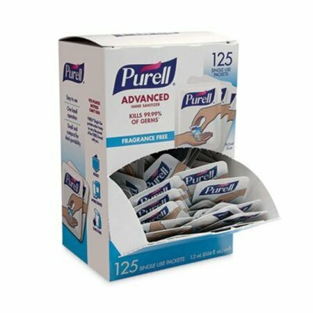 GOJO PURELL, Advanced Hand Sanitizer Single Use, 1.2 Ml, Packet, Clear, 12PK 9630125NSCT